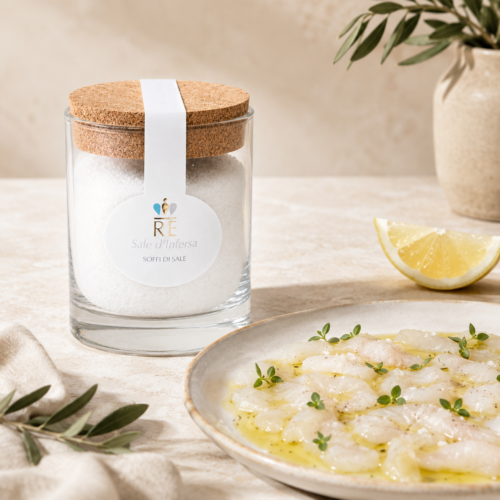 Salt flower (Fleur de sel) Trapani fine sea salt 120g Salt flower Fleur de sel Trapani fine sea salt 120g