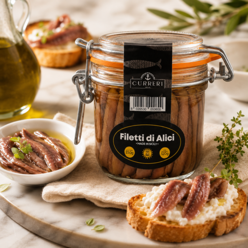 Sciacca anchovy fillets In oil 230g