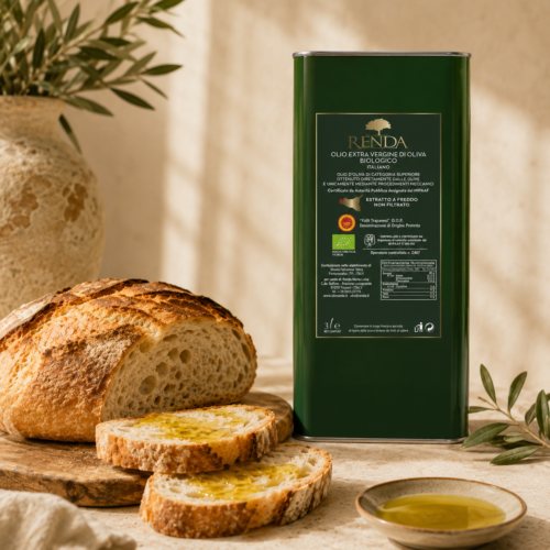 Sicilian extra virgin olive oil EVO Organic, PDO 3L