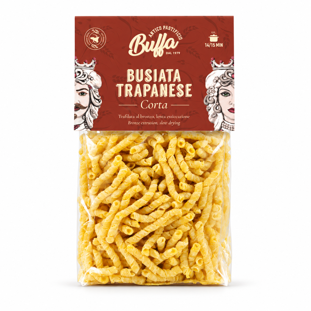 Short busiata pasta 1 Short busiata pasta