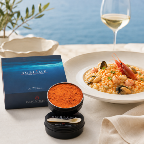 Sublime – Mazara red prawn grains, Sicily 50g