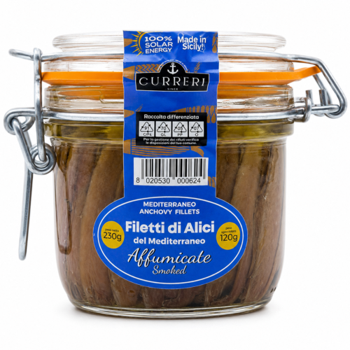 Smoked anchovy fillets