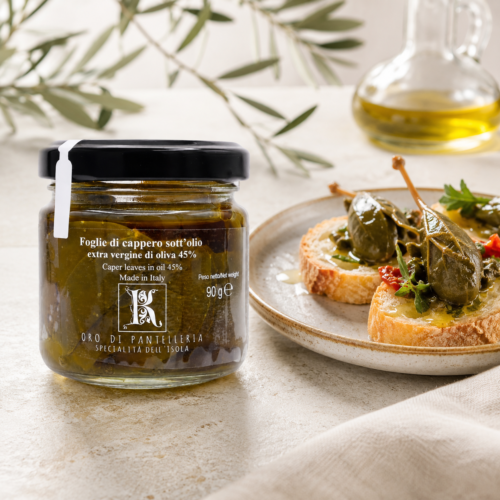 Foglie di cappero di Pantelleria In olio evo 90g