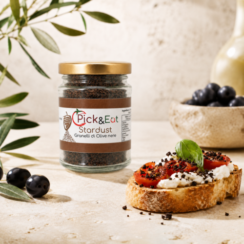 Granelli polvere di olive nere essiccate 50g