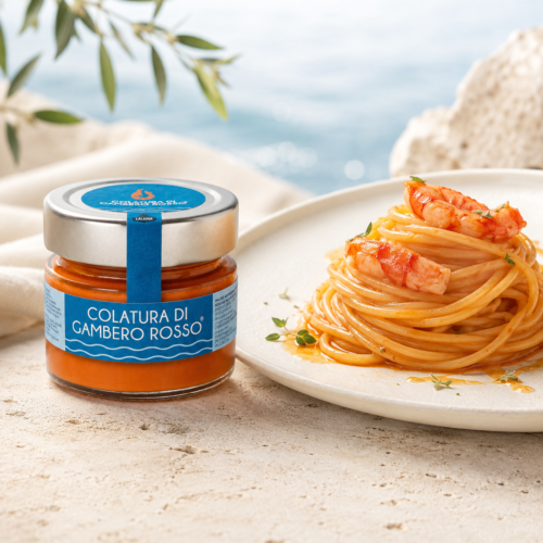 Red prawn drippings from Mazara Sicily 70ml