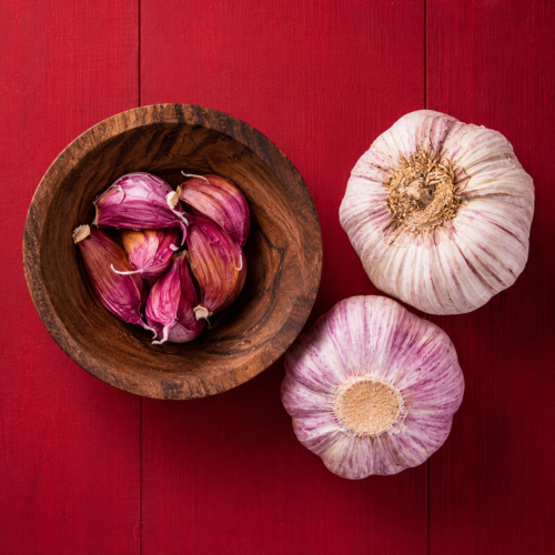 Nubia red garlic Hand picked 10 bulb braid